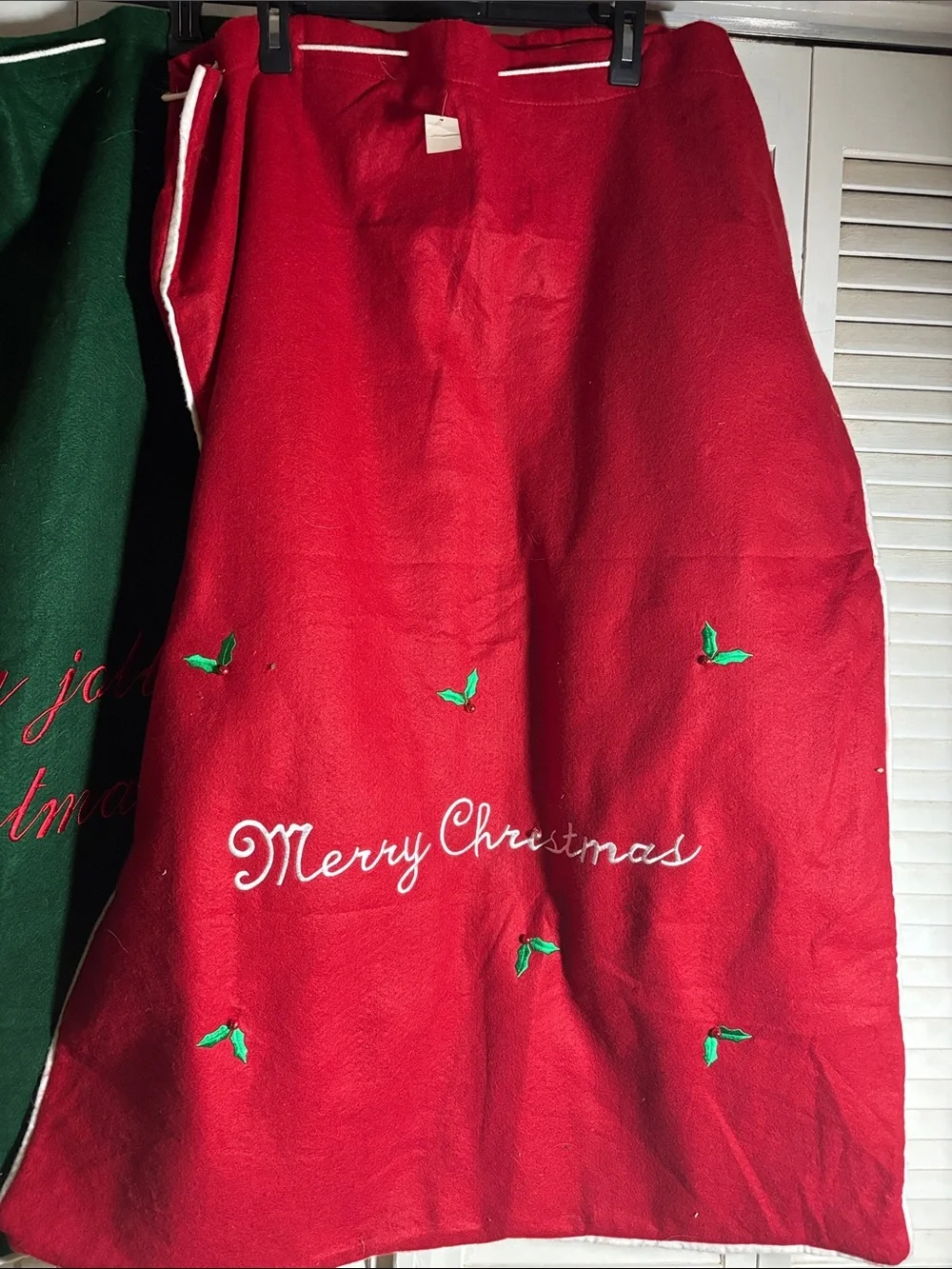 Holiday Embroidered Felt Sacks-2